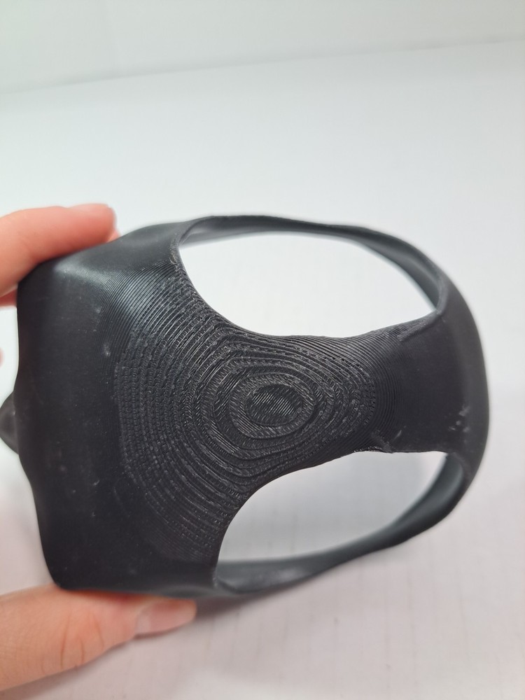 3D Printed Black Batman Cat Mask Funny