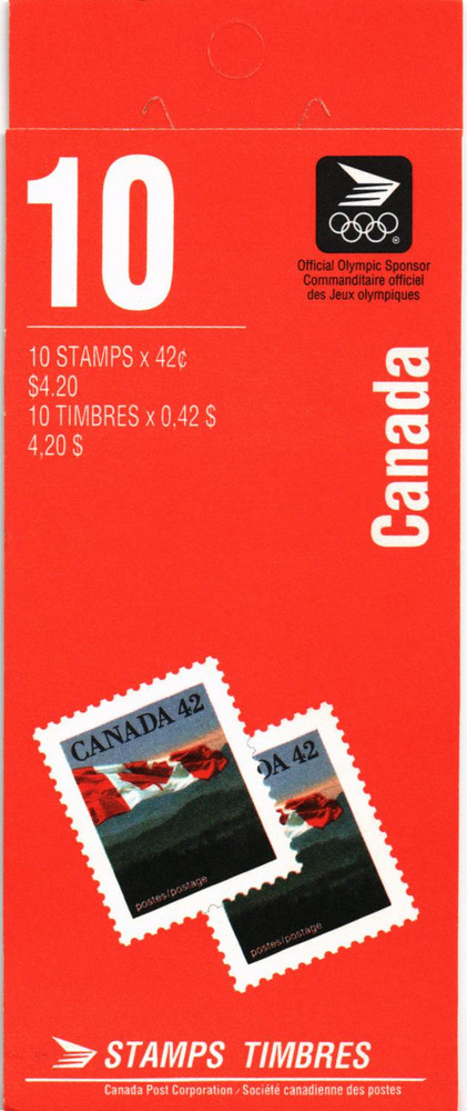 Canada 1991 Yvert C 1222a Basic Flags MNH VF