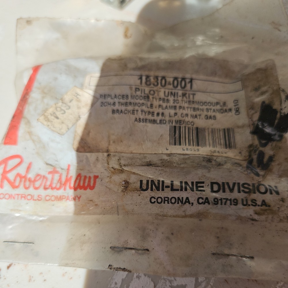 Robertshaw 1830-001 Gas Pilot