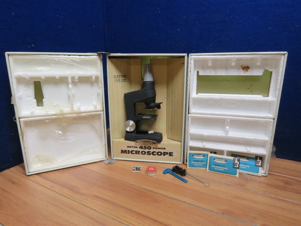 VINTAGE SKILCRAFT MICROSCOPE LAB 538398