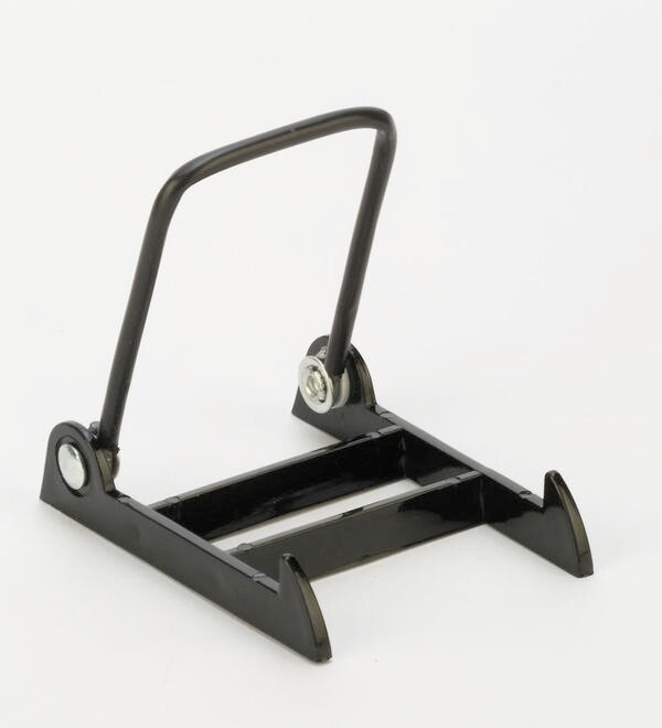 (1 ) Acrylic Adjustable DISPLAY STAND MEDIUM BLACK Plate Bowl Tile Book
