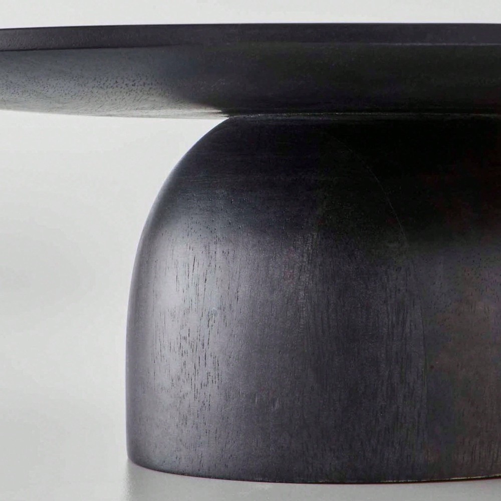 Black Wood Cake Stand