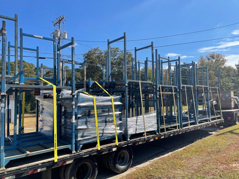 Used Portable Stack Racks 54Wx32DX60T