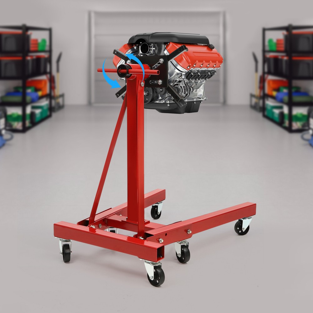 Vehicle Engine Block Stand 360 Degree Head 2000 LBS Folding Engine Stand