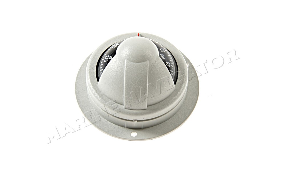 RIVIERA Comet Boat Marine Compass 2" Grey Surface Mount