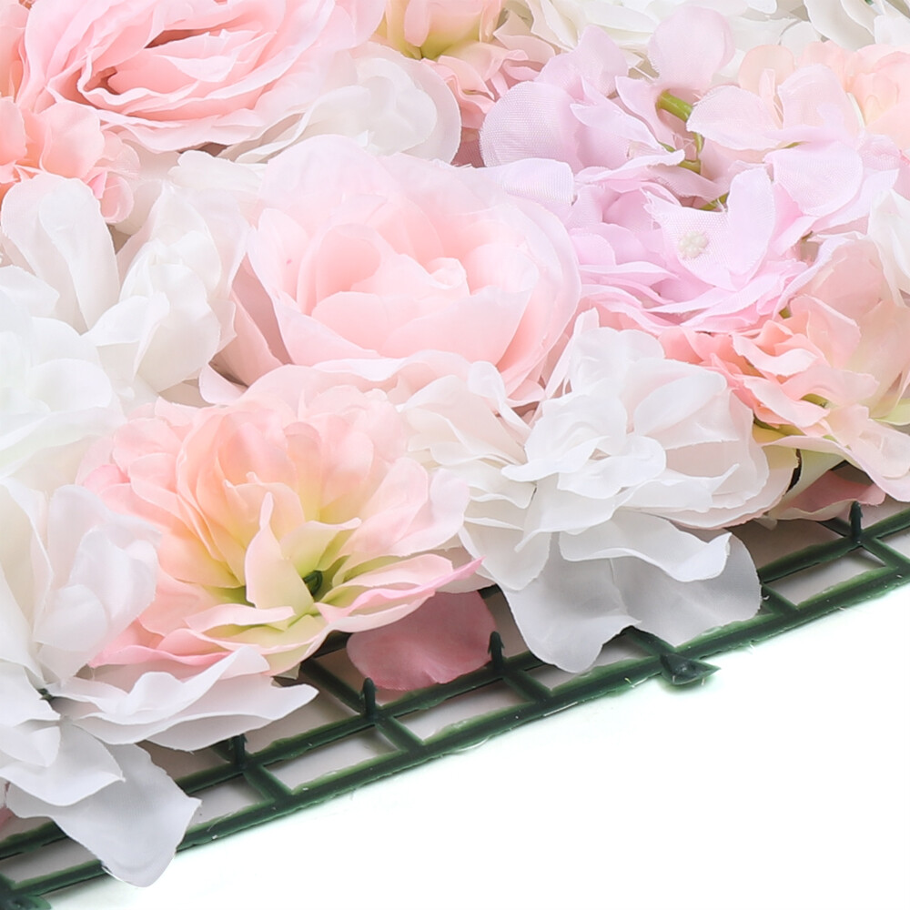 For Wedding Background Decor 20pcs Artificial Silk Flower Wall Board 60x40cm