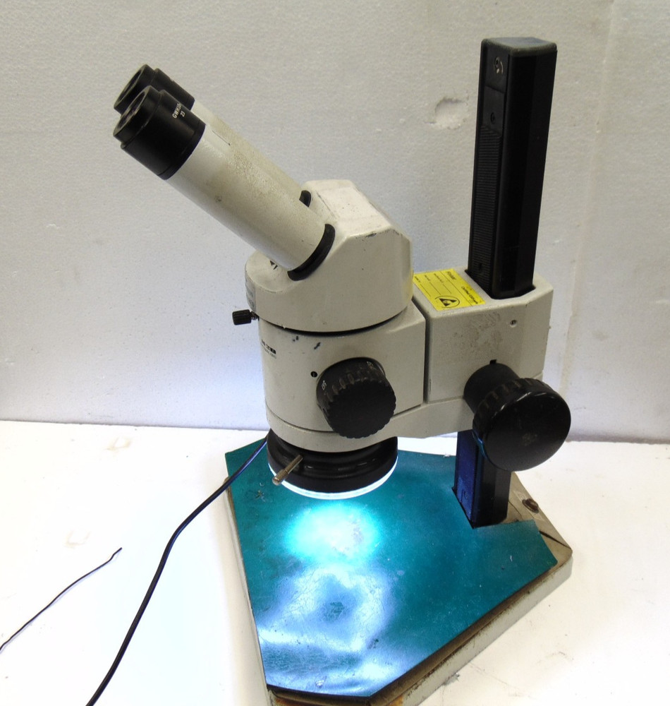 LEICA WILD HEERBRUGG MB3 STEREO MICROSCOPE WITH VARIABLE LED RING LIGHT