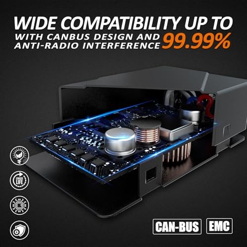 Canbus Decoder Kits Compatibility Anti Flickering Resistor Warning H8 H9 H11