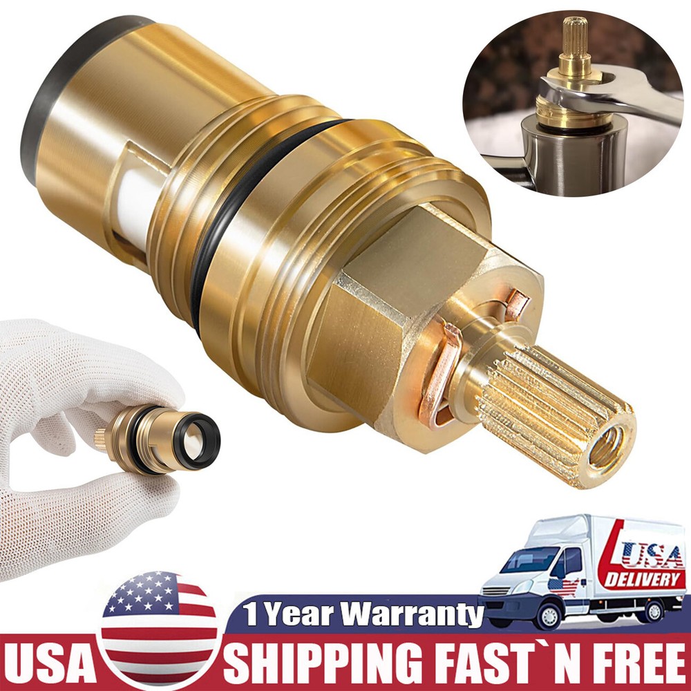 Replace for Grohe 45882000 Right Stop Ceramic Cartridge 1/2" -1/4 Turn 90 Degree