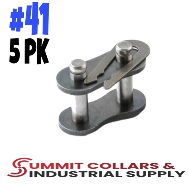 (5PK) #41 Roller Chain Connecting Links, Ships Same Day! Great Quality!