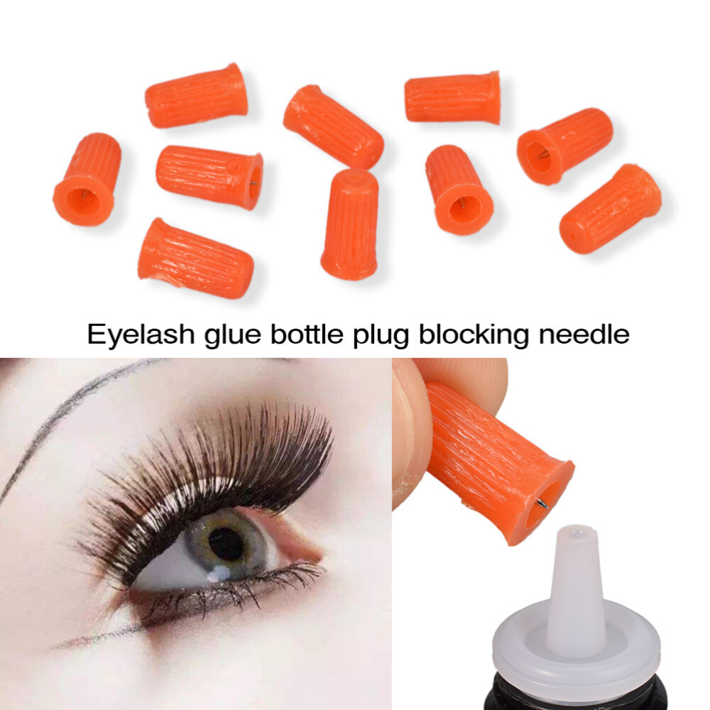 100PCS Blocking Pin Plug Blocking Lash Glue Eyelash Bottle Locking