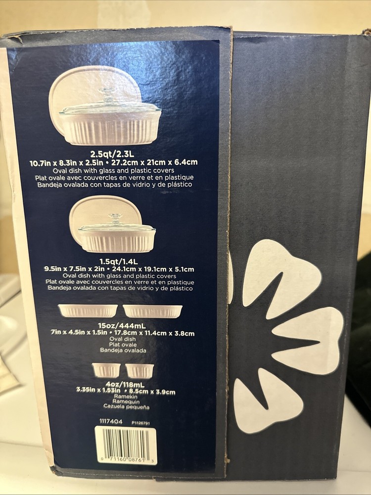 Corningware French White 10 Piece Set