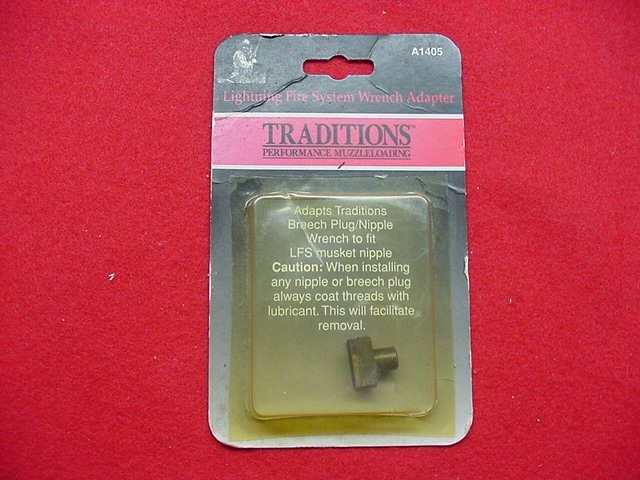 Traditions- #A1405- Lighting Fire System Wrench Adapter- New !