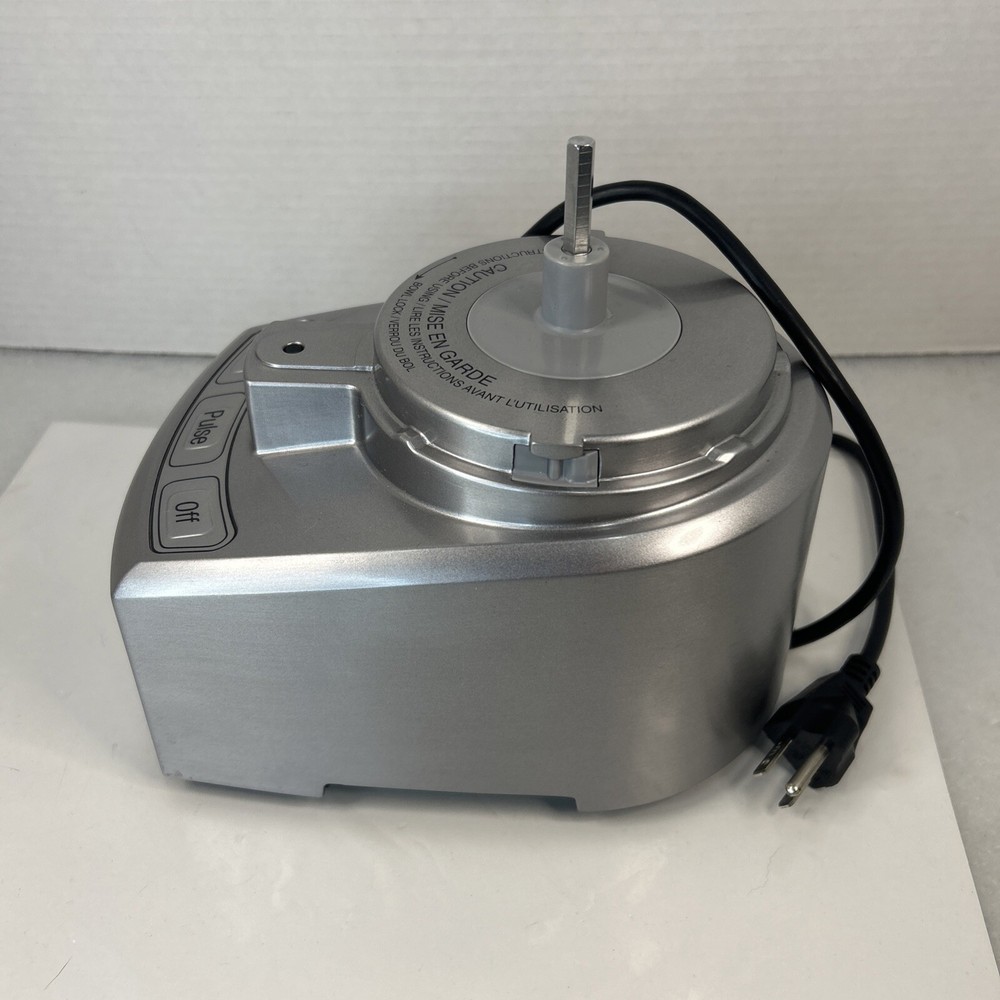 Cuisinart MFP-108 Elite Series Motor Base Only Replacement Part Silver Tested