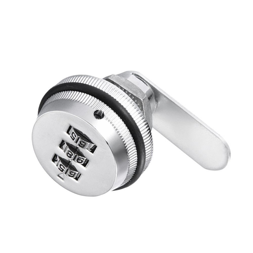 Combination Cabinet Cam Locks 3-Dial Code Password Security Lock For Cabinet