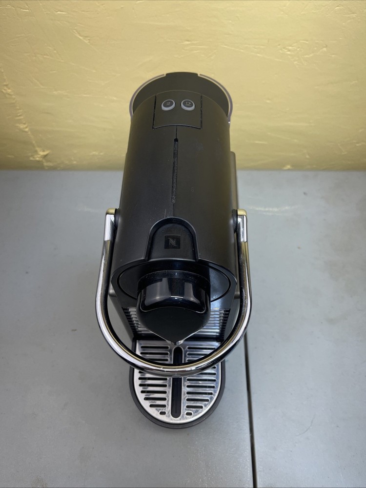 Nespresso Pixie C61 Espresso/Coffee Maker/Machine Black Cleaned/Tested
