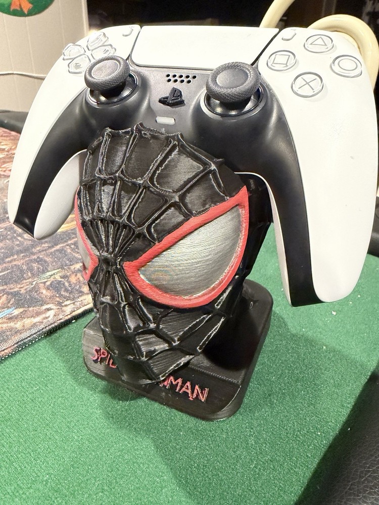 Spider-Man Black Mask Controller Holder