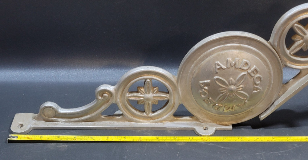 Amdega Cast Iron Silver Brackets