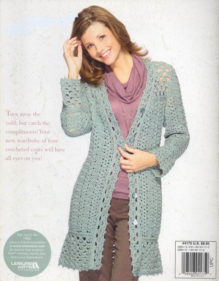 COZY CROCHETED COATS GREAT PROJECTS MUST SEE!!!