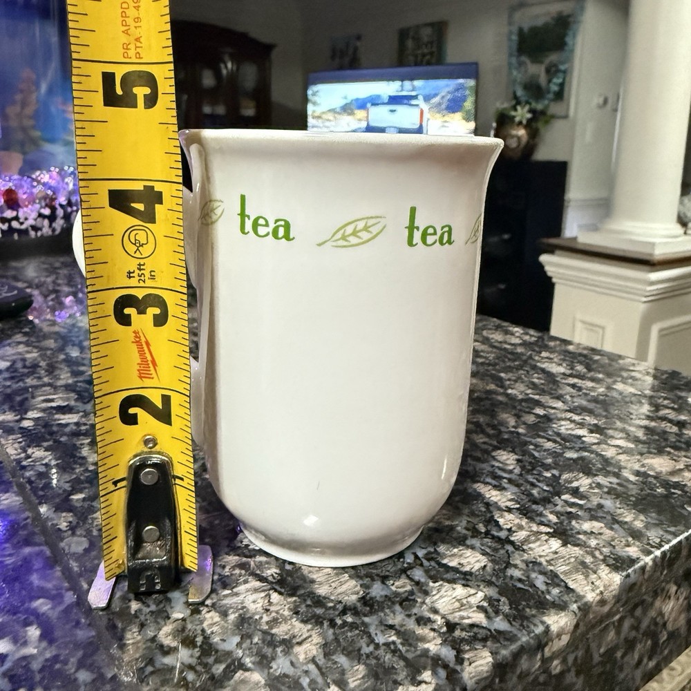 Browne and Ashley Green Leaf Tea Cup