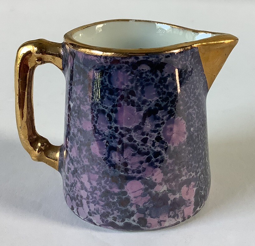 Limoges Mini Creamer With Victorian Scene