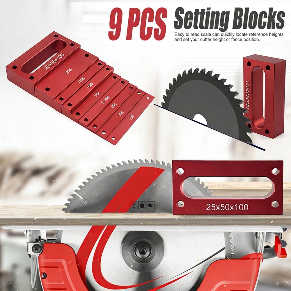 Setup Blocks Height Gauge Set Accessories Practical Lightweight Professional