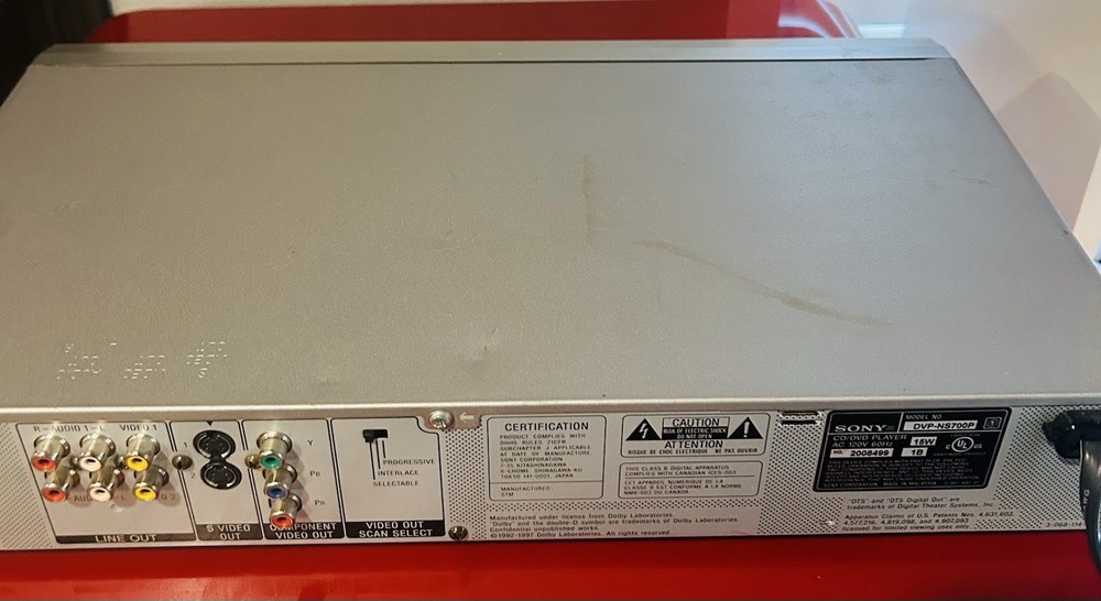 SONY®DVP-NS700P