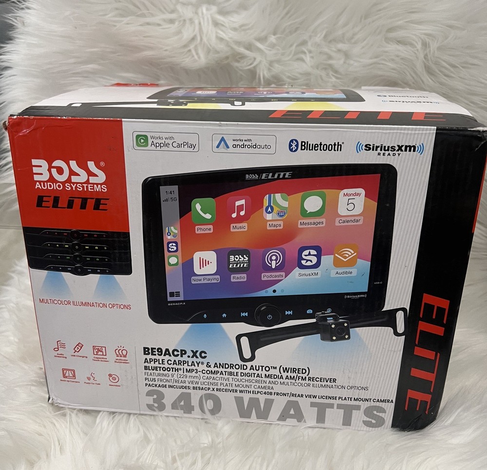 BOSS Audio Elite BE9ACP.XC Digital Multimedia Receiver + Camera-OPEN BOX!