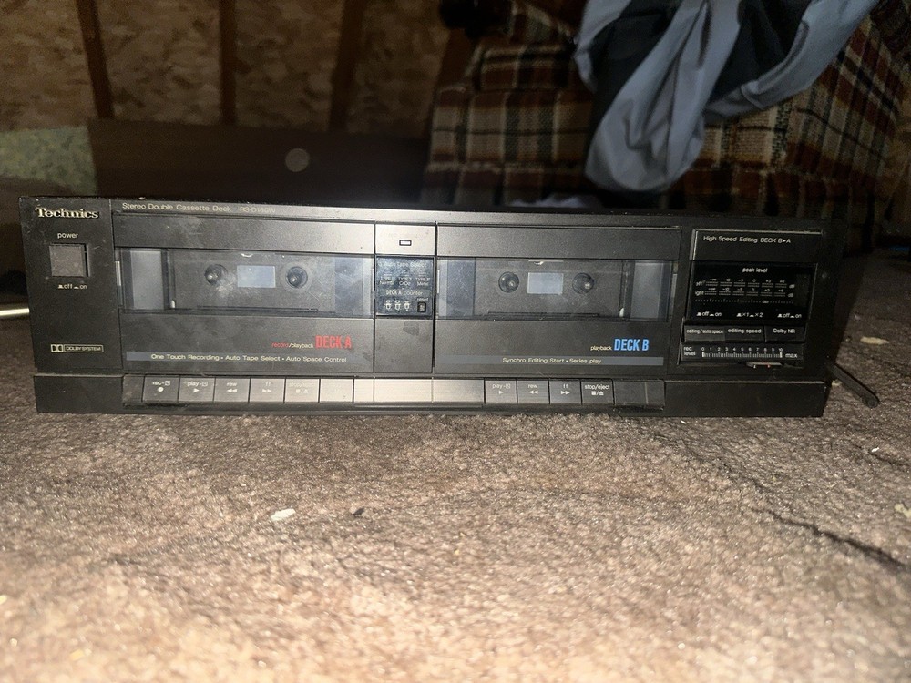 Technics Stereo Double Cassette Deck (RS-D180W)
