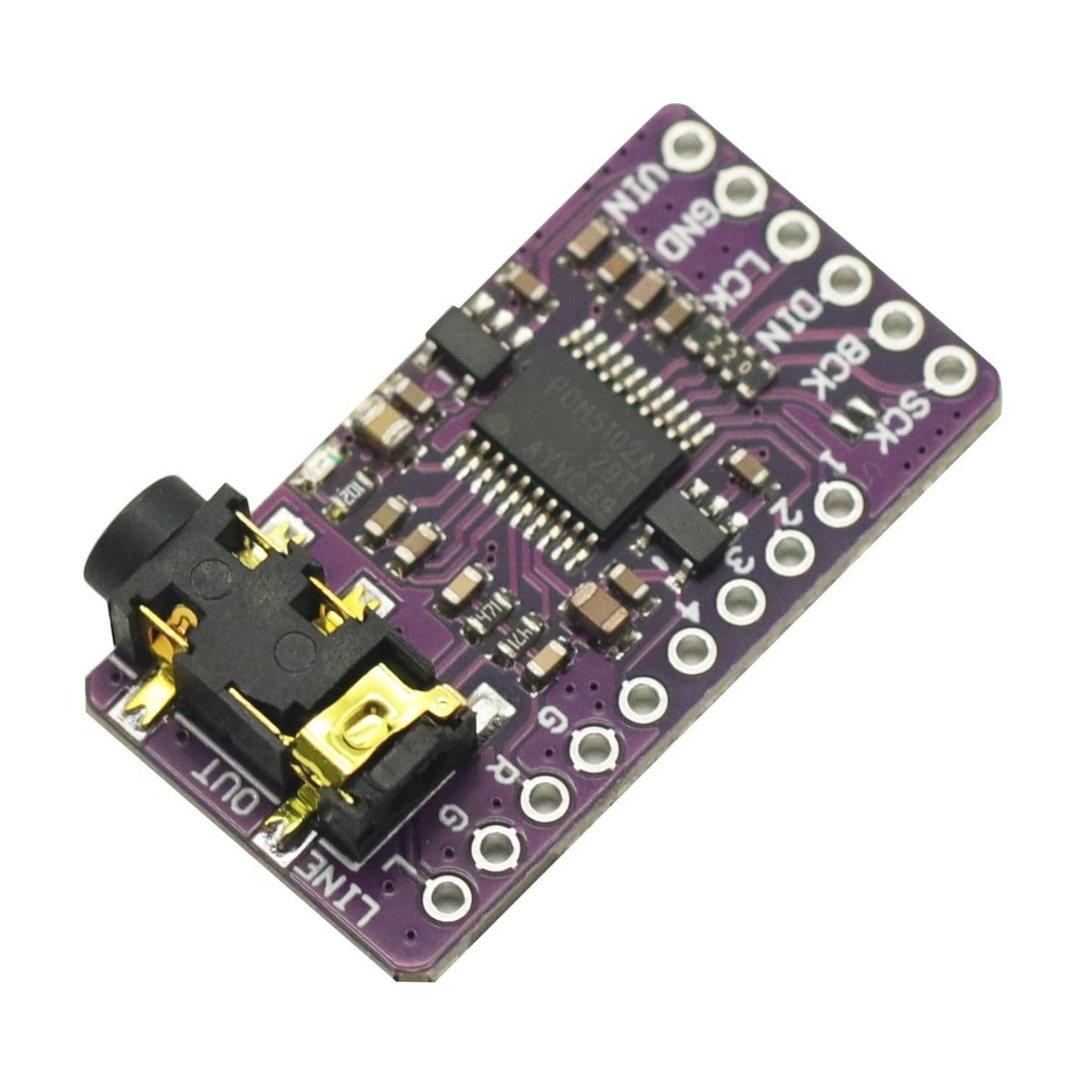 2Pcs IIS PCM5102 PCM5102A AUX Stereo Digital Audio I2S DAC Decoder Board Module