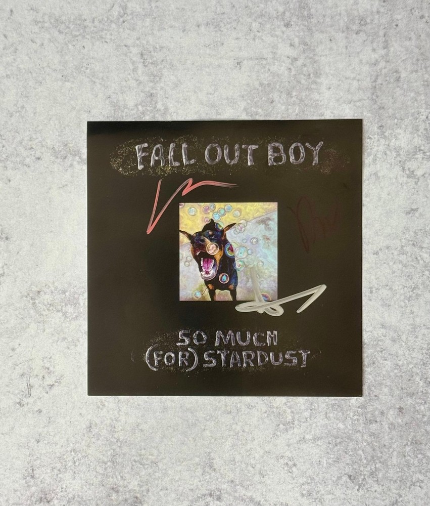 Fall Out Boy So Much (for) Stardust Box, CD, Autographed Insert