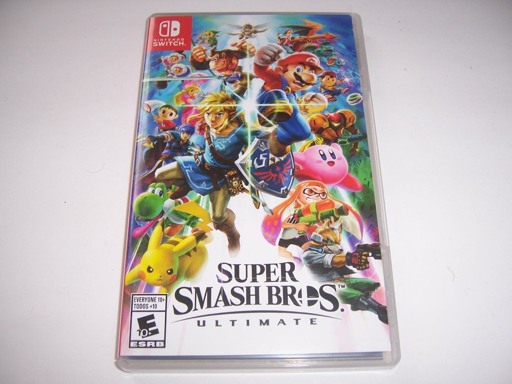 ORIGINAL Case Box Artwork Insert Nintendo Switch Super Smash Bros Ultimate