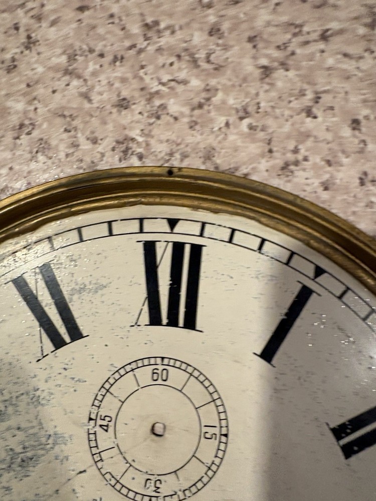 Antique Welch Verdi Clock Dial.