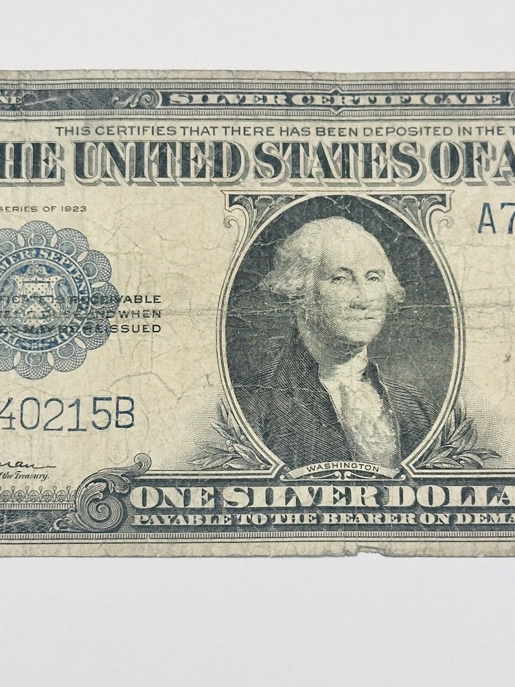 1923 $1 Silver Certificate Large Size HORSE BLANKET Note #59536
