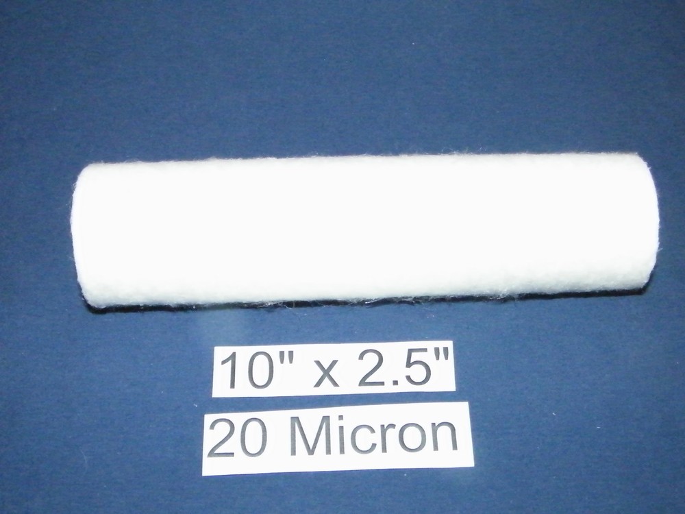 1 Sediment Water Filter 20 Micron 10 x 2.5 RO Whole House Aquarium Purtrex USA