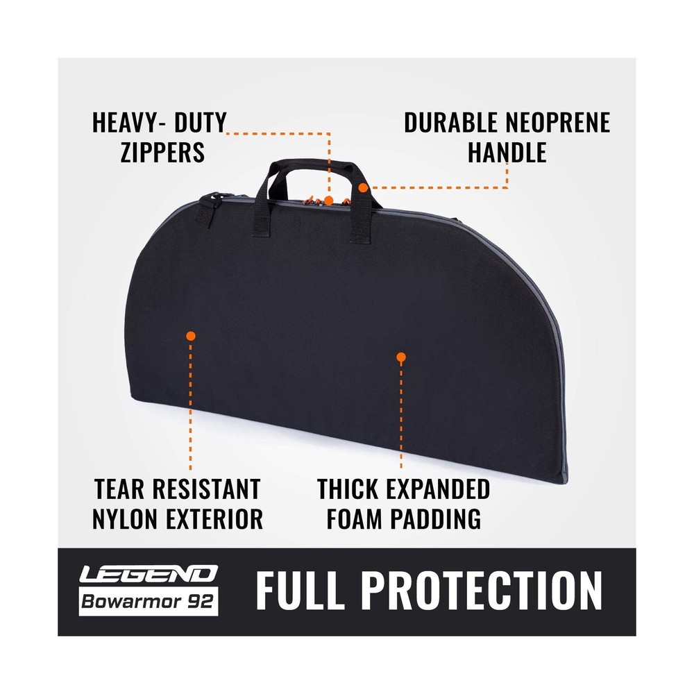 Legend Bowarmor 92 Soft Compound Bow Case - Carry Your Archery Accessories - ...