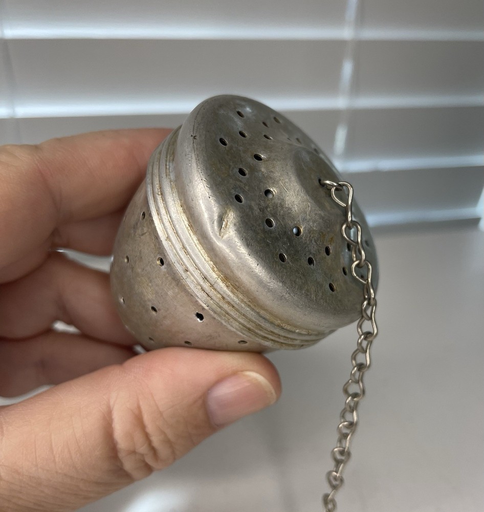 Vintage Aluminum Tea Strainer Infuser