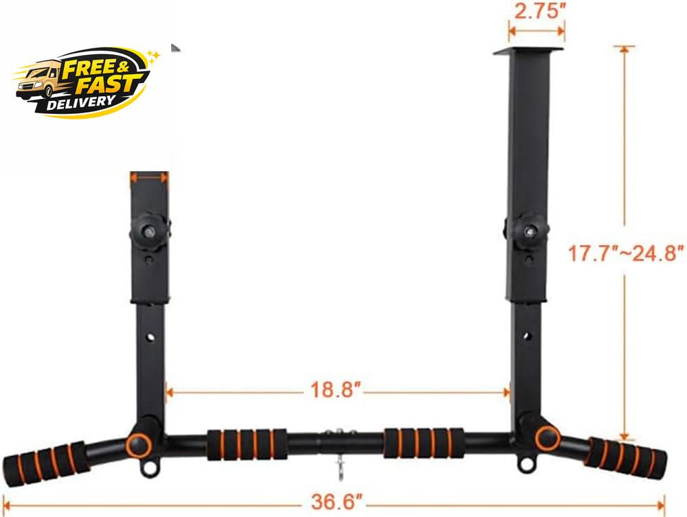 Height Adjustable Pull up Bar, Heavy Duty Pull up Bar, Barmount, Ceiling Mount,