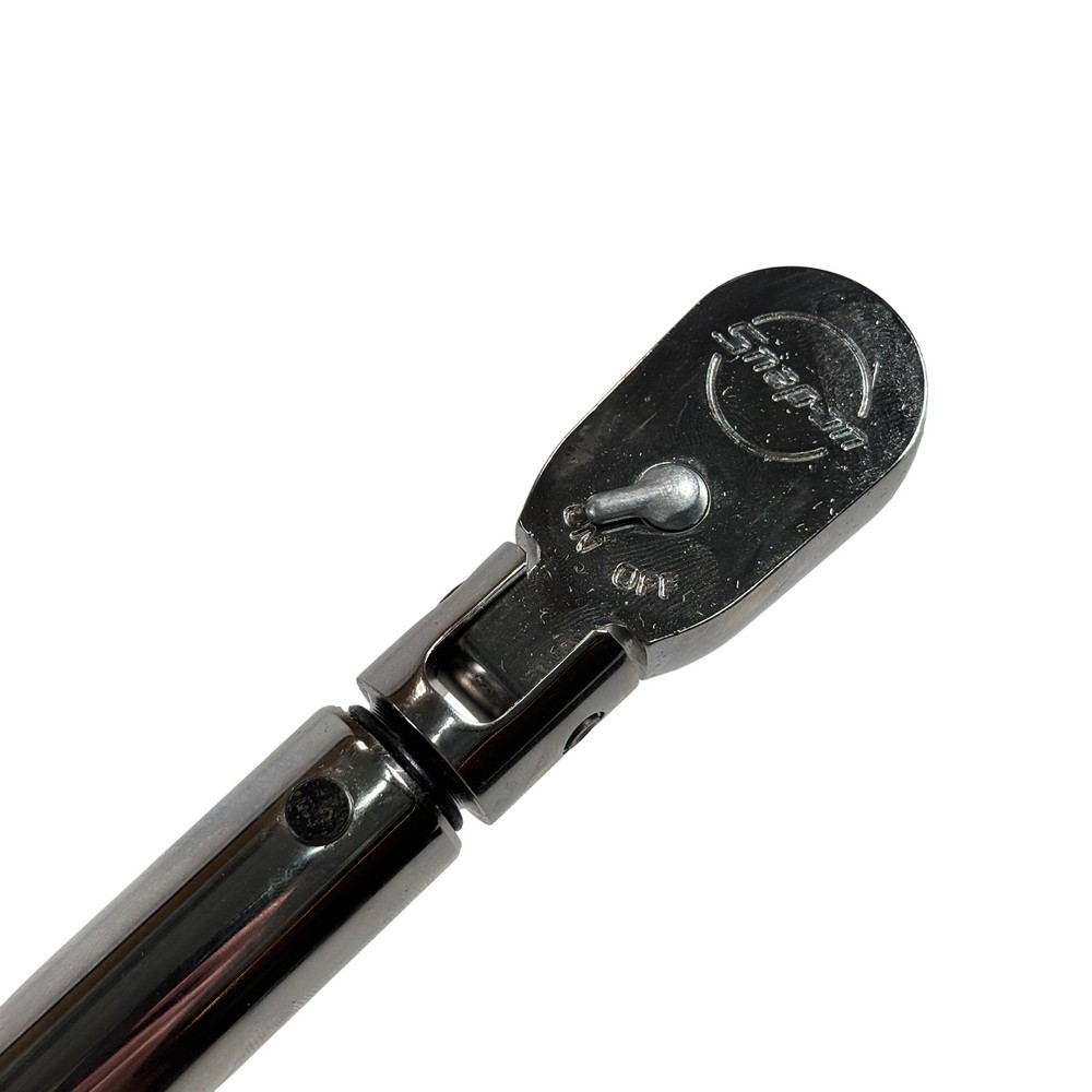 Snap-on Tools QD2FR75B 3/8" SAE Adjustable Click-Type Flex-Head Torque Wrench