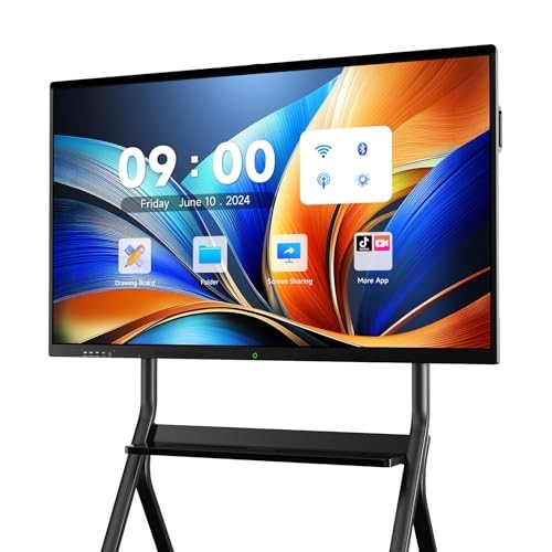 55'' Smart Board,Electronic Interactive White Board with 4K Touchscreen