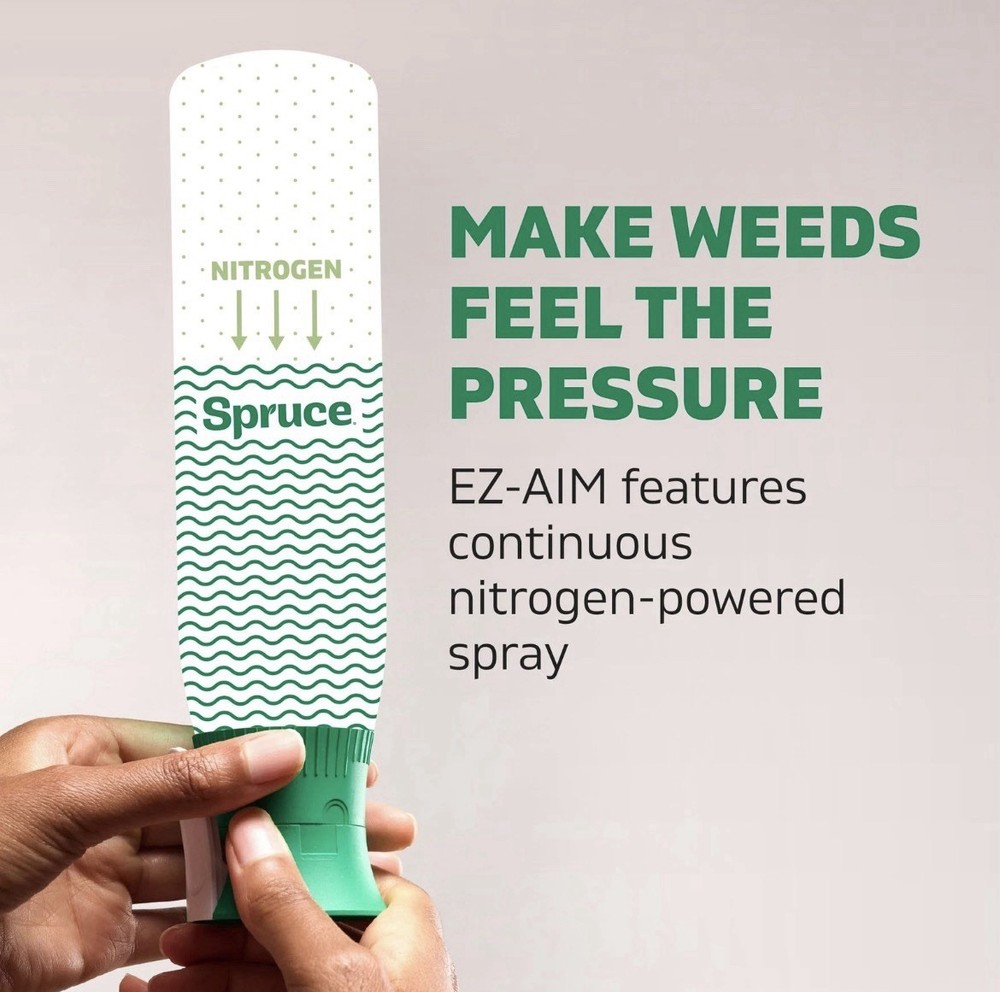 Spruce EZ-AIM Grass & Weed Killer Spray, 10oz, Precision for Cracks/Edges