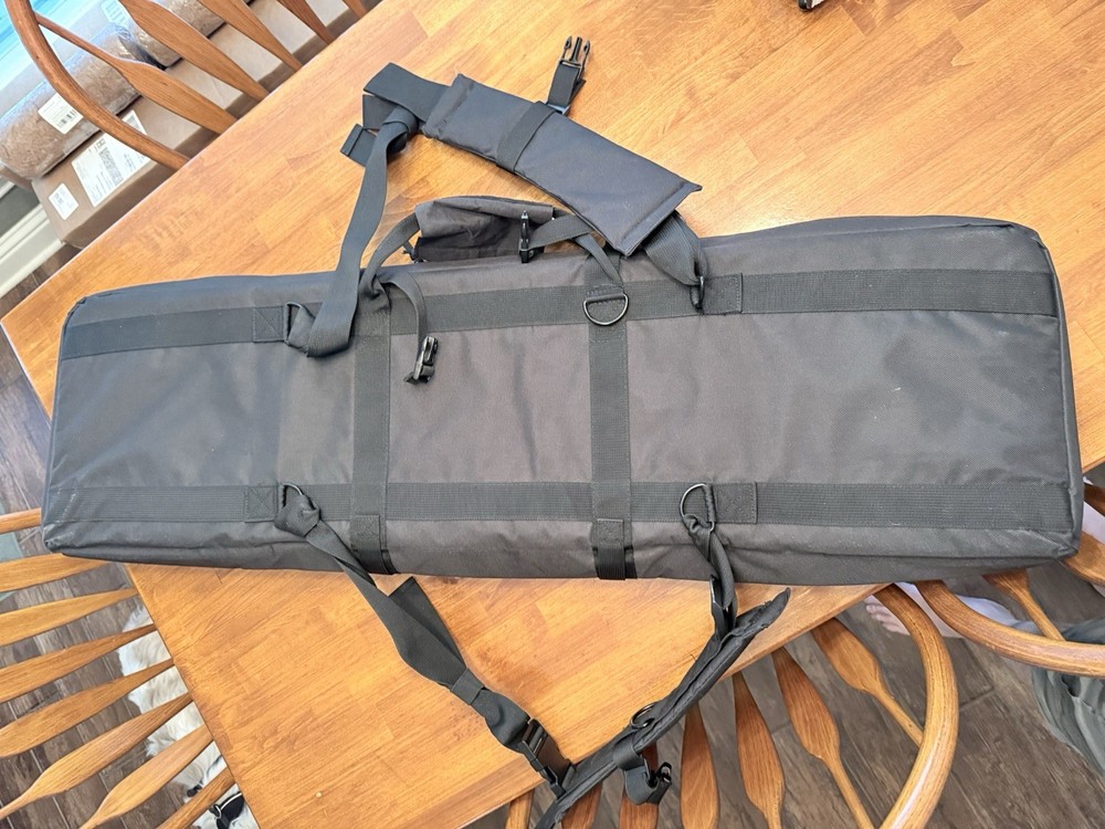 42” Tactical Double Soft Bag Backpack Strap Padded Shoulder Strap Adjustable