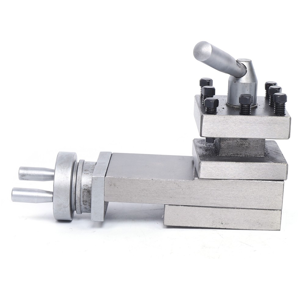 Mini Lathe Tool Post Assembly Holder – Quick Change Cast Iron Accessory