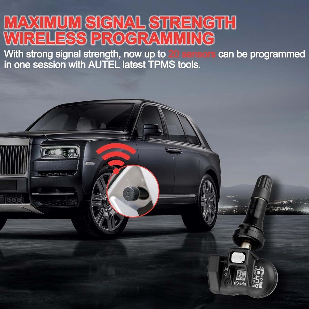 1-20PC Autel TPMS MX-Sensor Programmable Pressure 315MHz 433MHz Universal Sensor