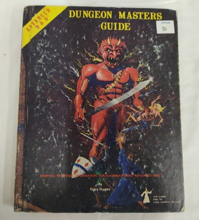 Advanced Dungeons & Dragons DUNGEON MASTERS GUIDE 1979 HC