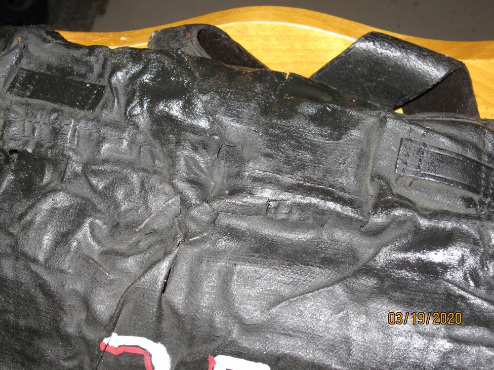 Original tarred Civil War Knapsack in display condition