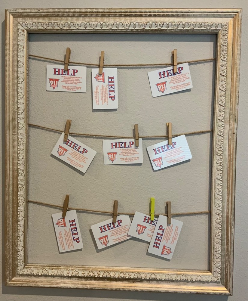 Help Card- Emergency Help Needed