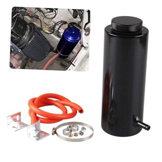 RYANSTAR Universal car Radiator Coolant Tank 800ml Coolant Standard Black