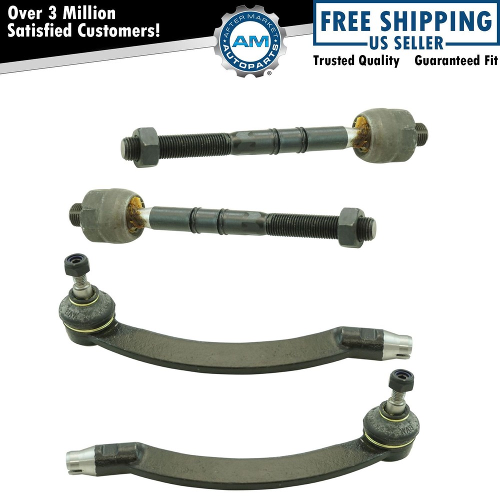 Inner and Outer Tie Rod Set For 2003-2008 Mini Cooper