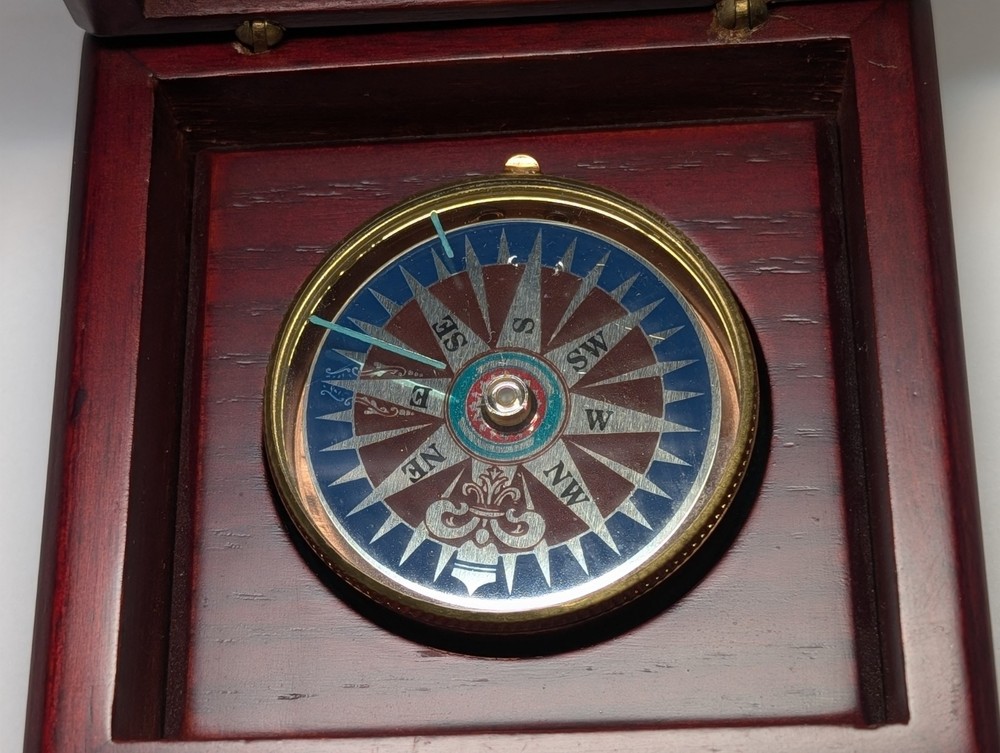 Vintage Longaberger Success Directly Ahead Compass